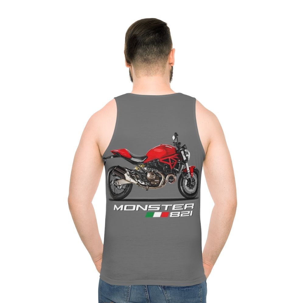 Monster 821 Unisex Tank Top - men back