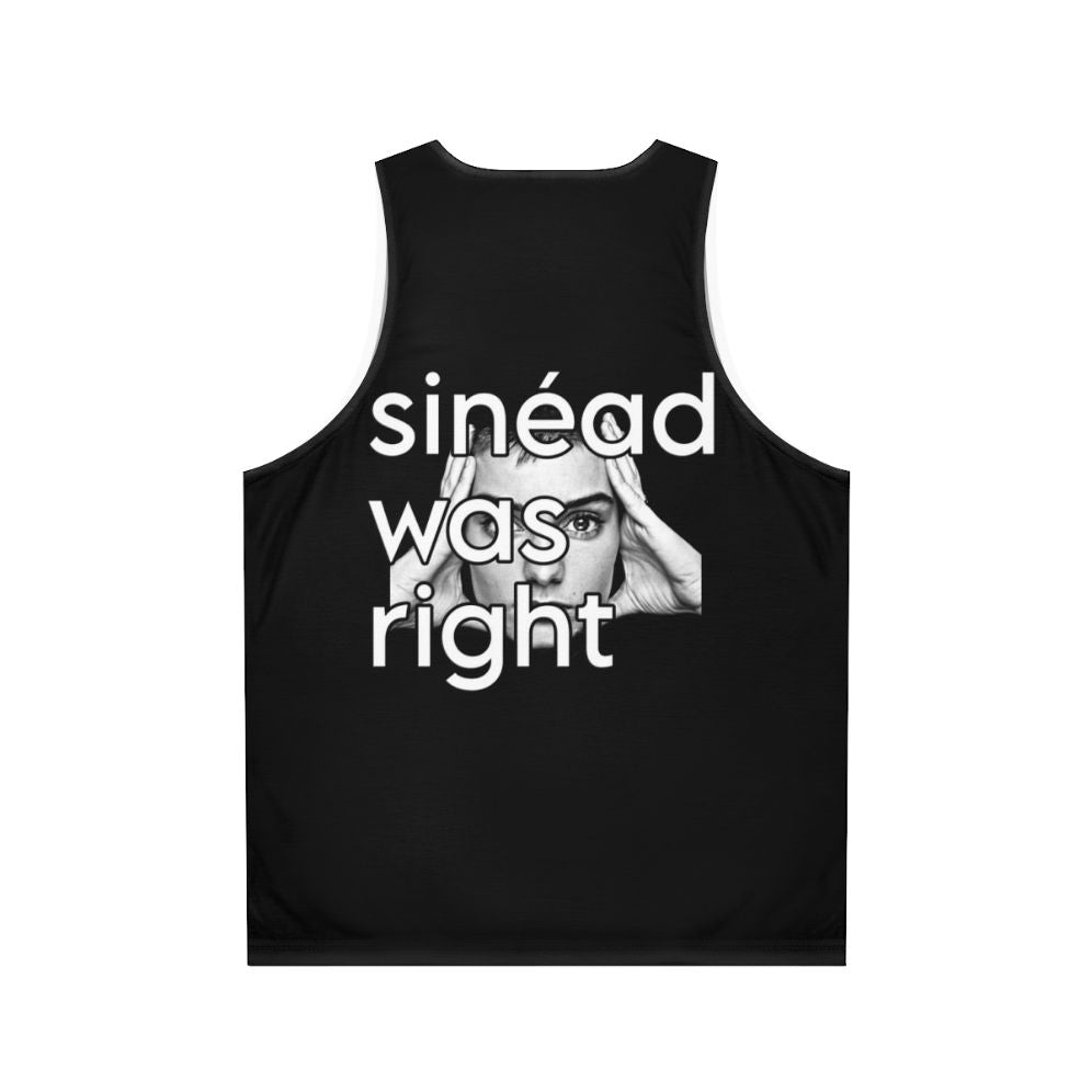 Sinead O'Connor inspired unisex 90s tank top - Back