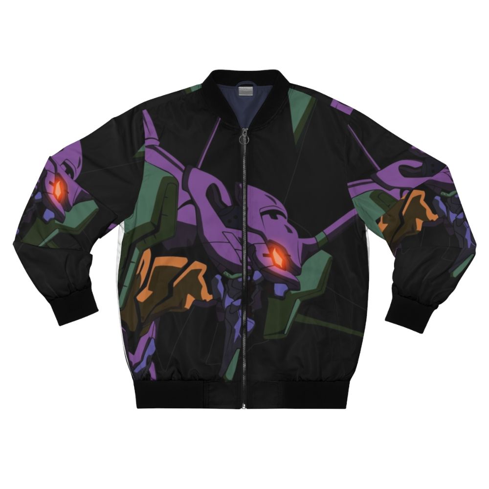 Neon Genesis Evangelion Evangelion Unit-01 Bomber Jacket with Mecha Design