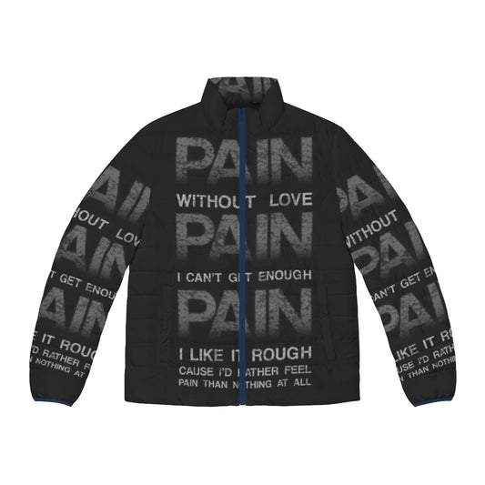 Pain Puffer Jacket - Warm and Stylish Puffer Jacket for Metal and Alternative Music Fans