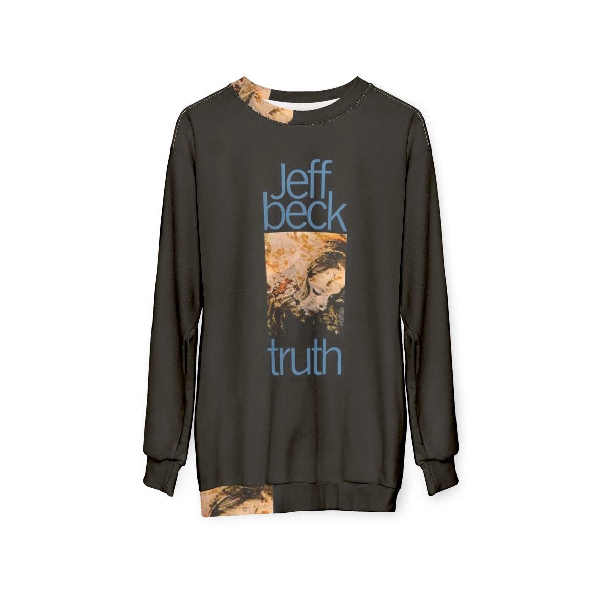 Jeff Beck "Truth" Sweatshirt featuring the legendary English rock guitarist - hanging