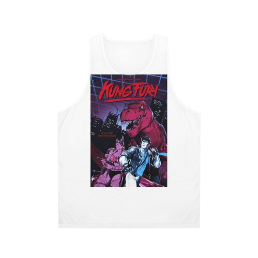 Kung Fury 80s Retro Vaporwave Synthwave Unisex Tank Top