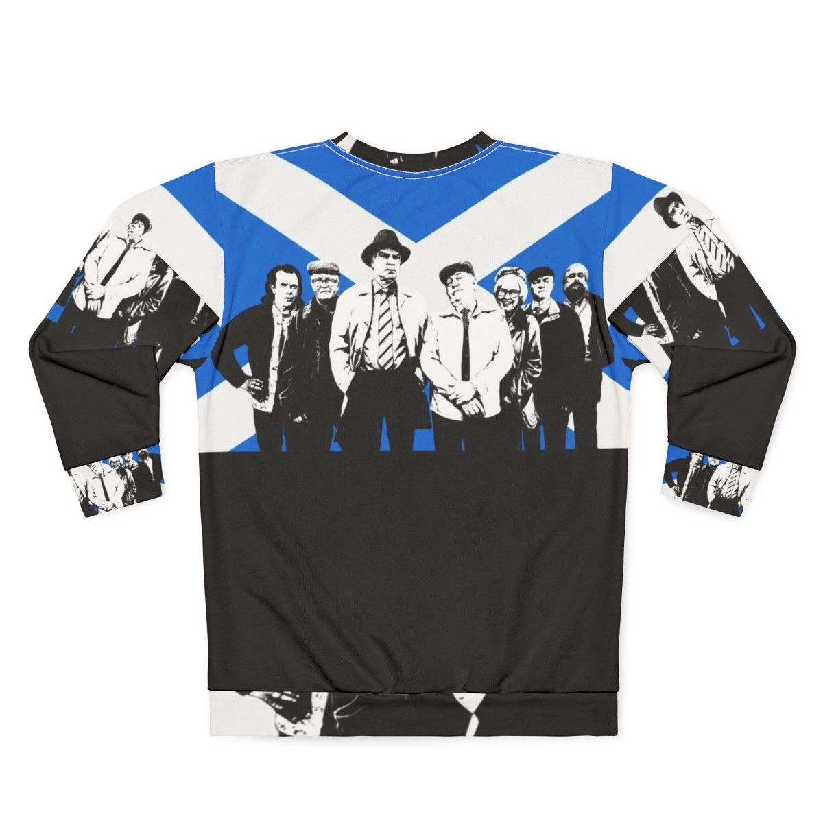 Craiglang's Finest Scottish Flag Sweatshirt - Still Game Comedy - Back