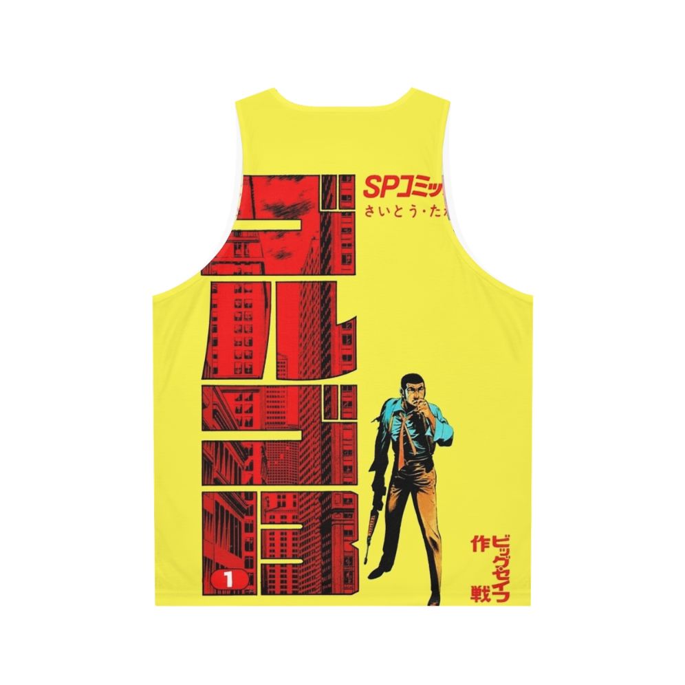 Golgo 13 manga inspired unisex tank top - Back