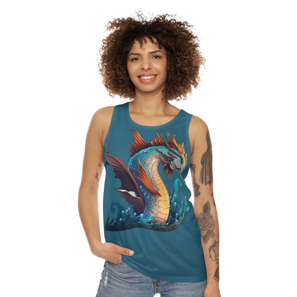 Mythical sea creatures unisex tank top - women