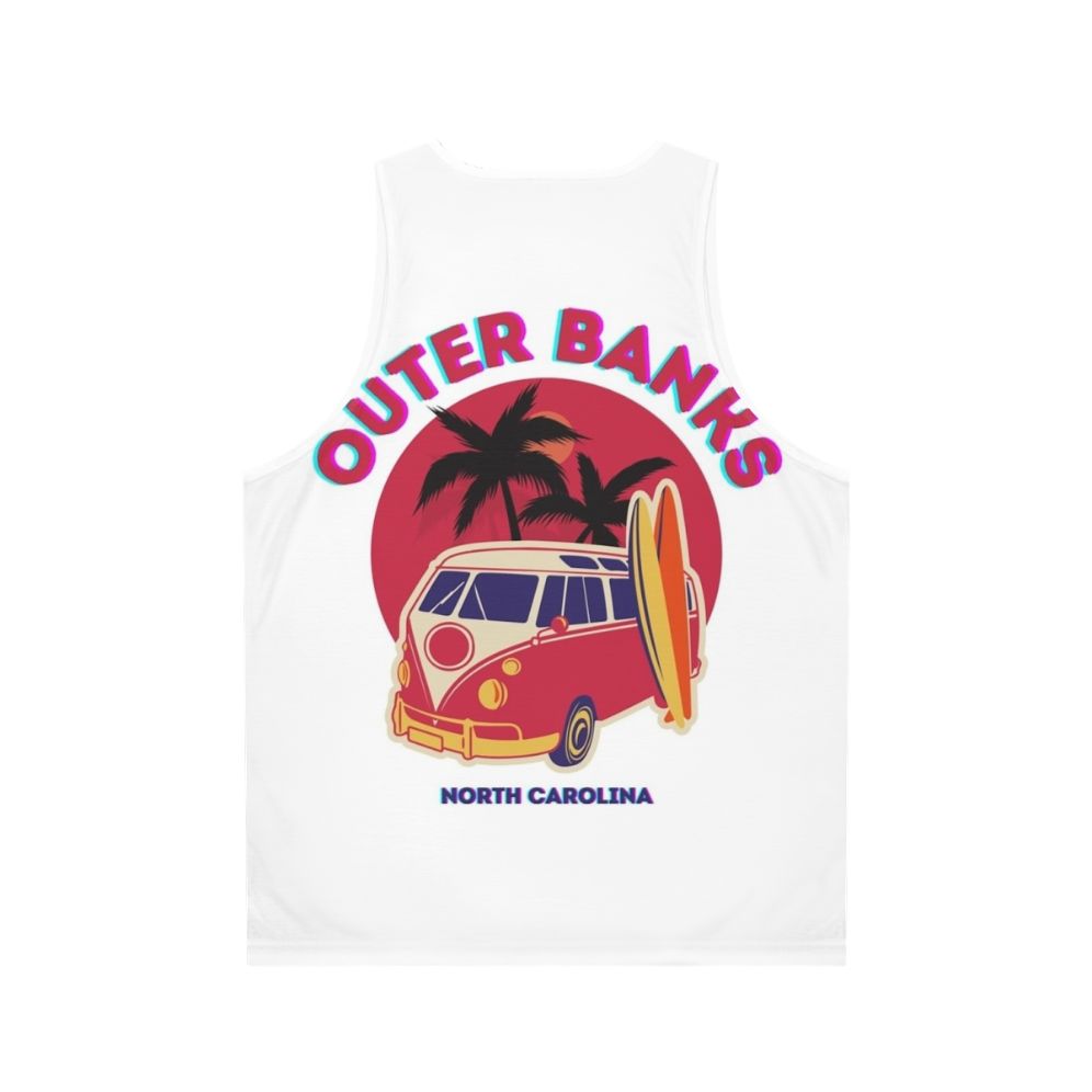 Outer Banks North Carolina Unisex Tank Top - Back