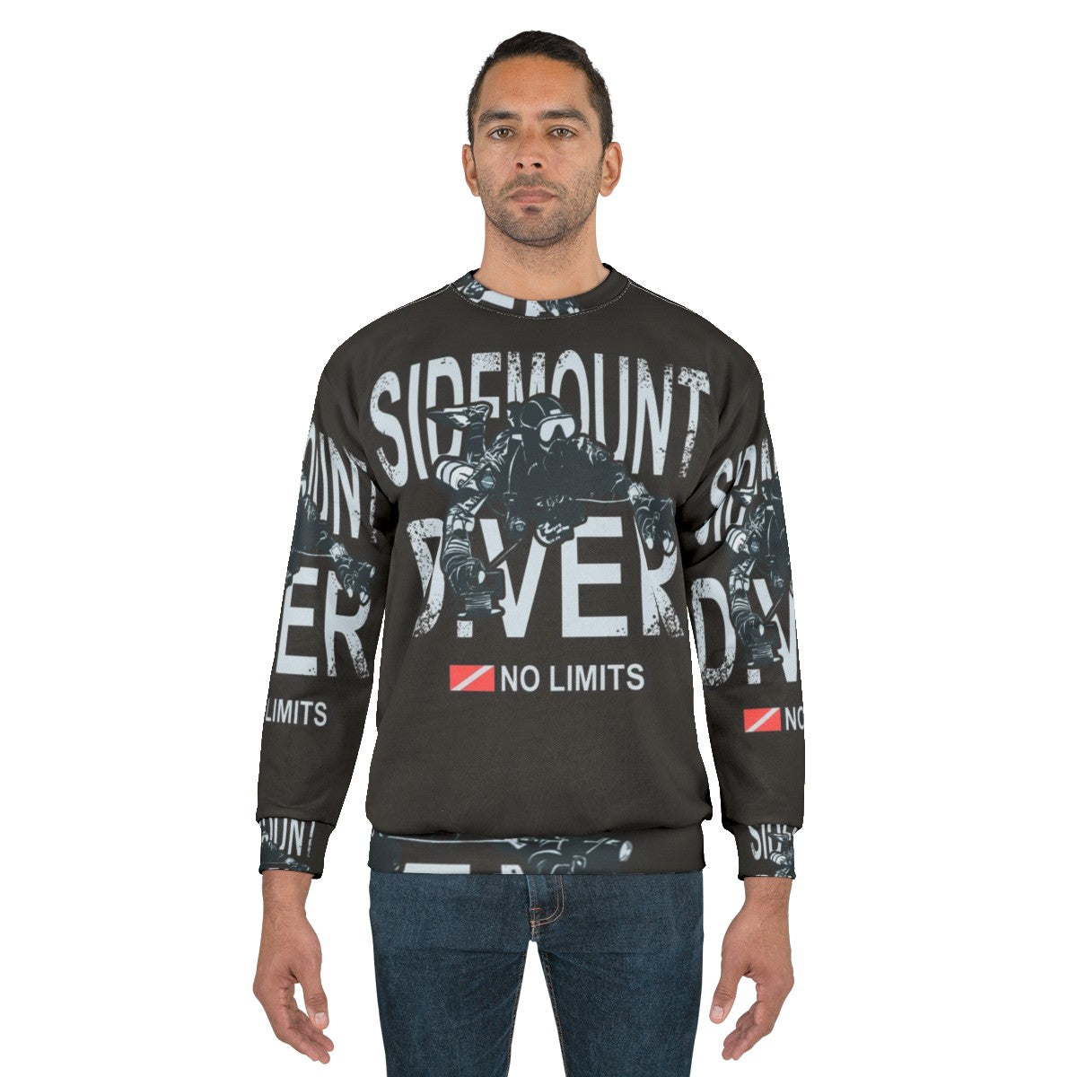 Sidemount diver technical diving sweatshirt - men