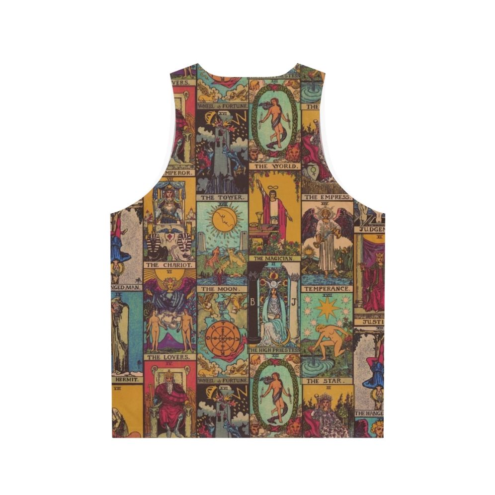 Vintage Major Arcana Patchwork Tarot Tank Top - Back