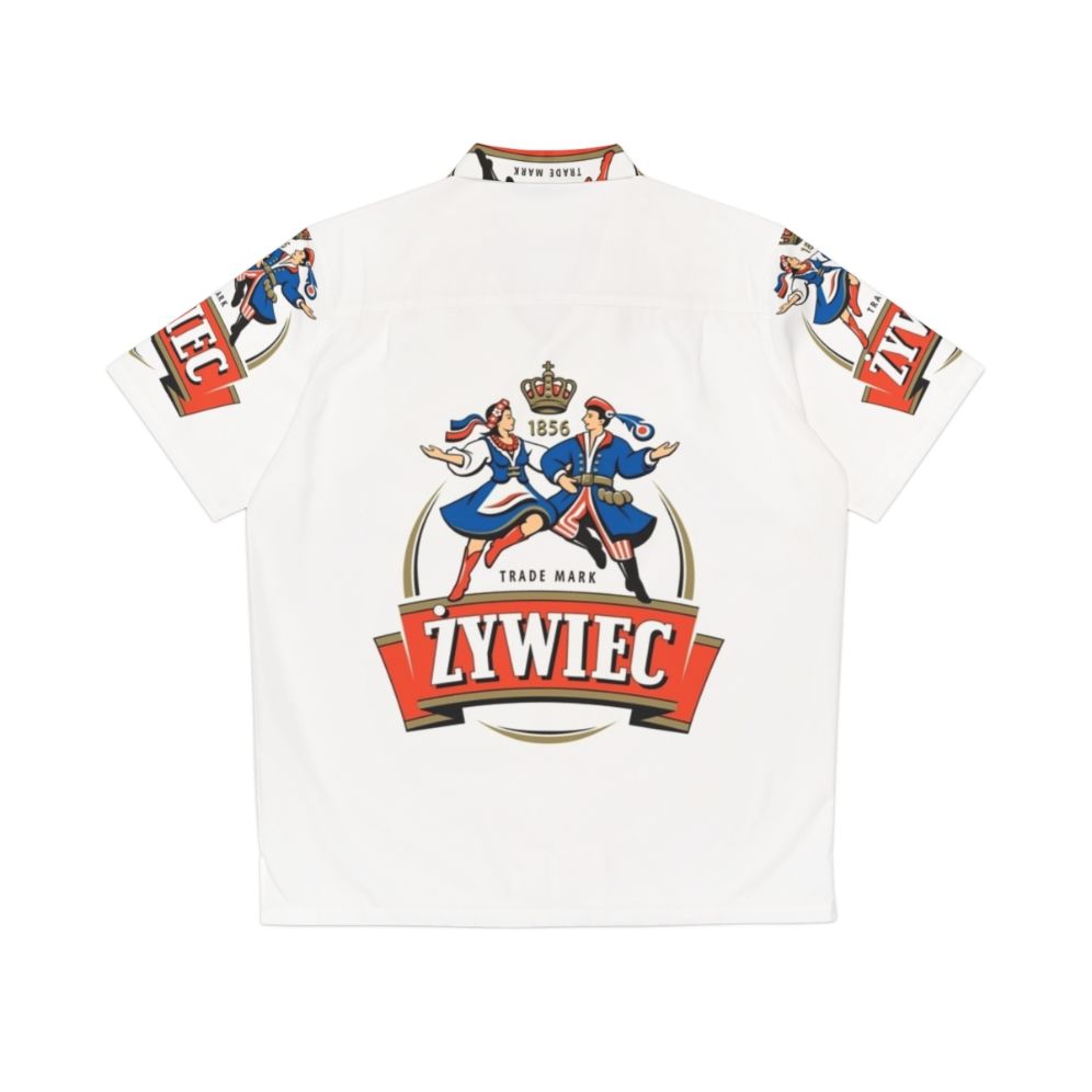 Polish Hawaiian Shirt with Zywiec Polska Beer Logo - Back