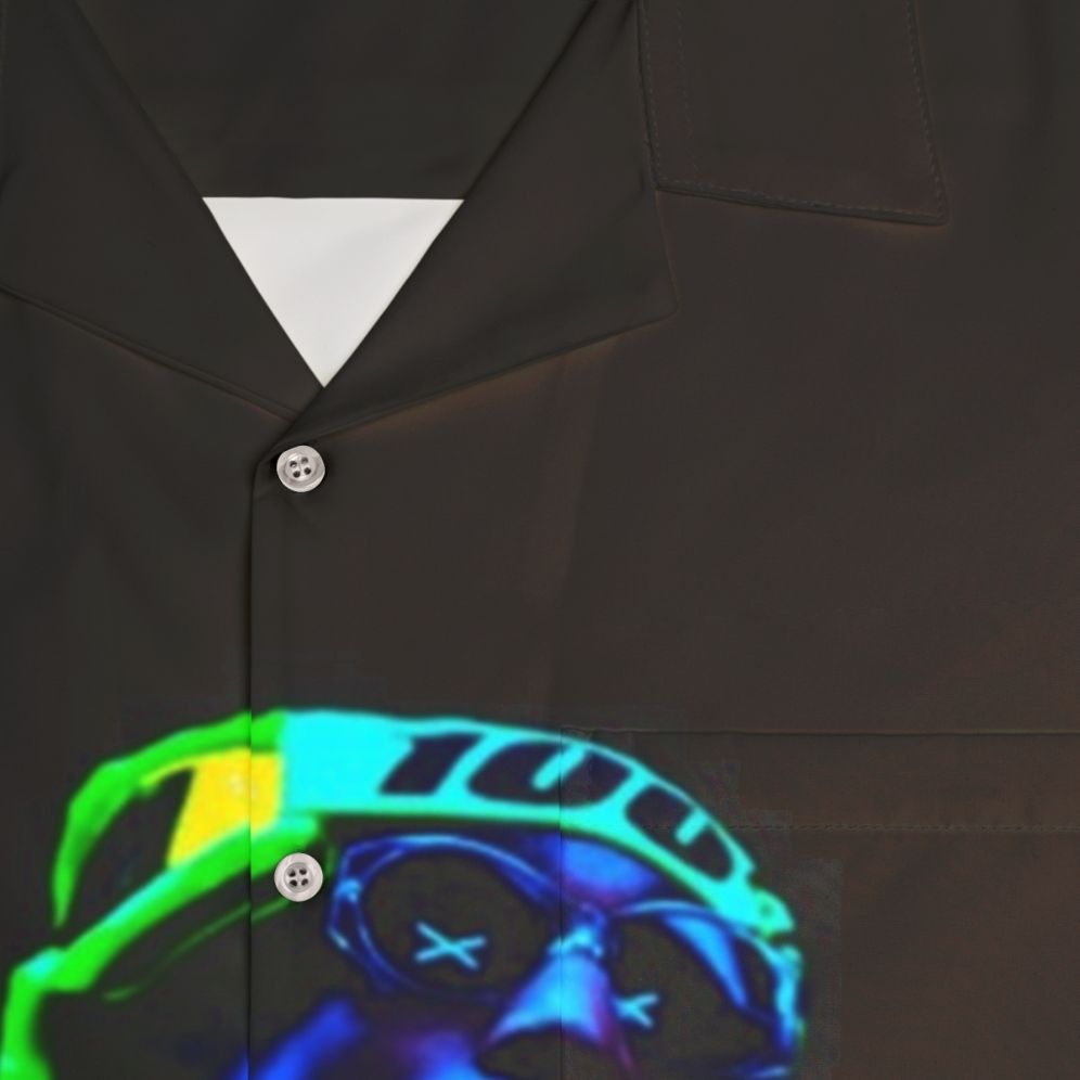 Quavo Neon Hawaiian Shirt - Detail