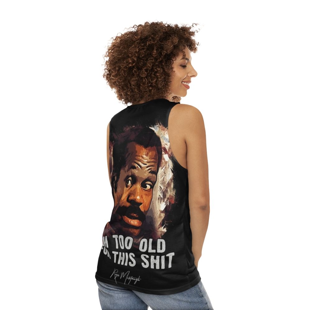 Danny Glover as Roger Murtaugh unisex movie tank top - women back