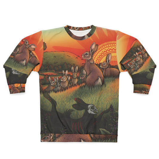 Watership Down Sweatshirt featuring classic rabbit characters