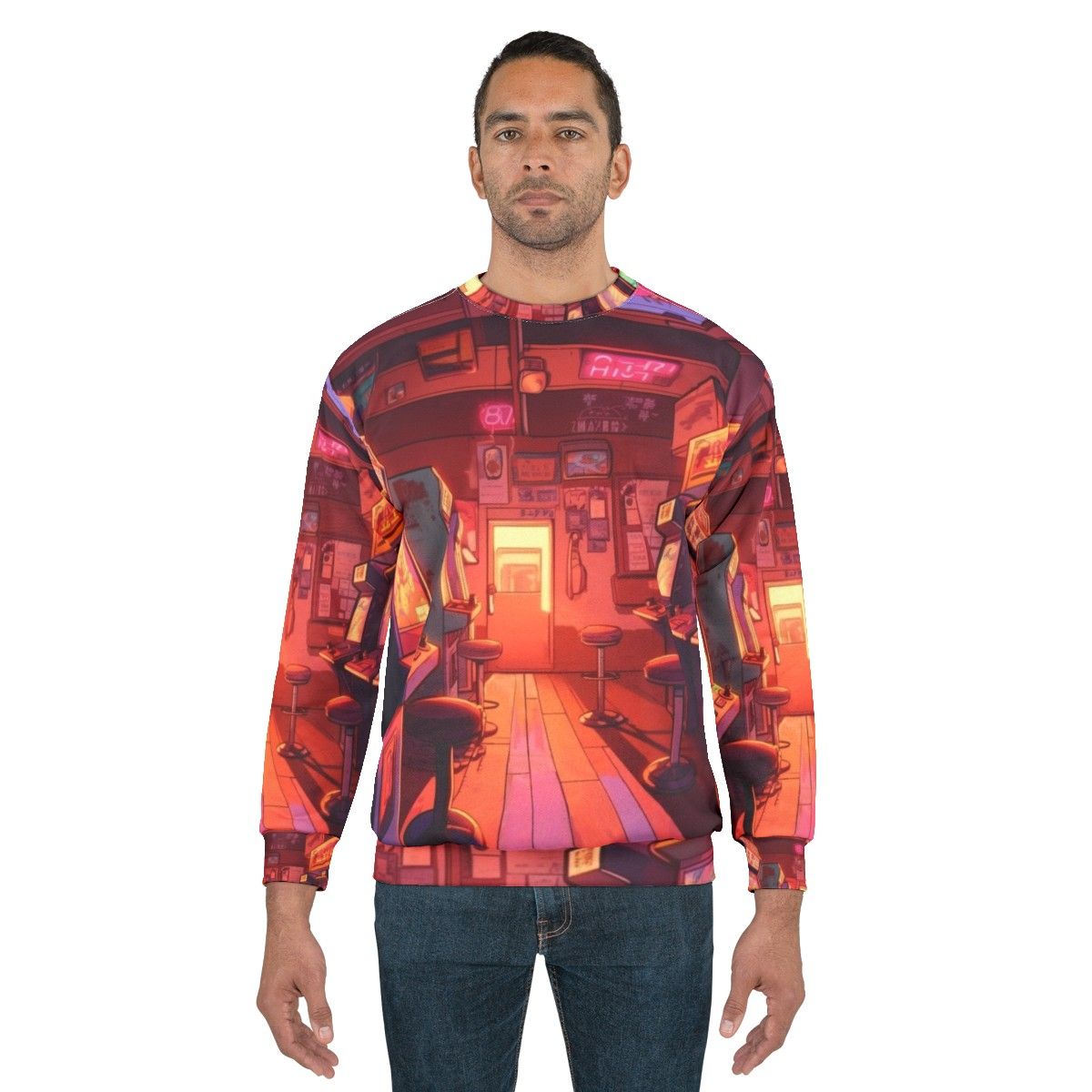 Arcade Hall In Hawkins Stranger Things Sweatshirt - men