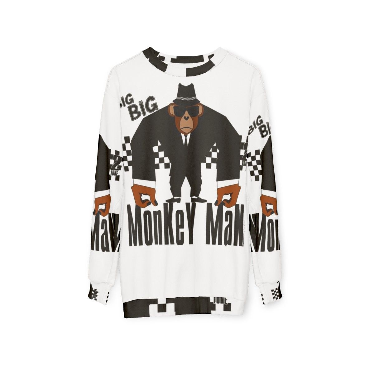 Big Monkey Man Ska Sweatshirt - hanging