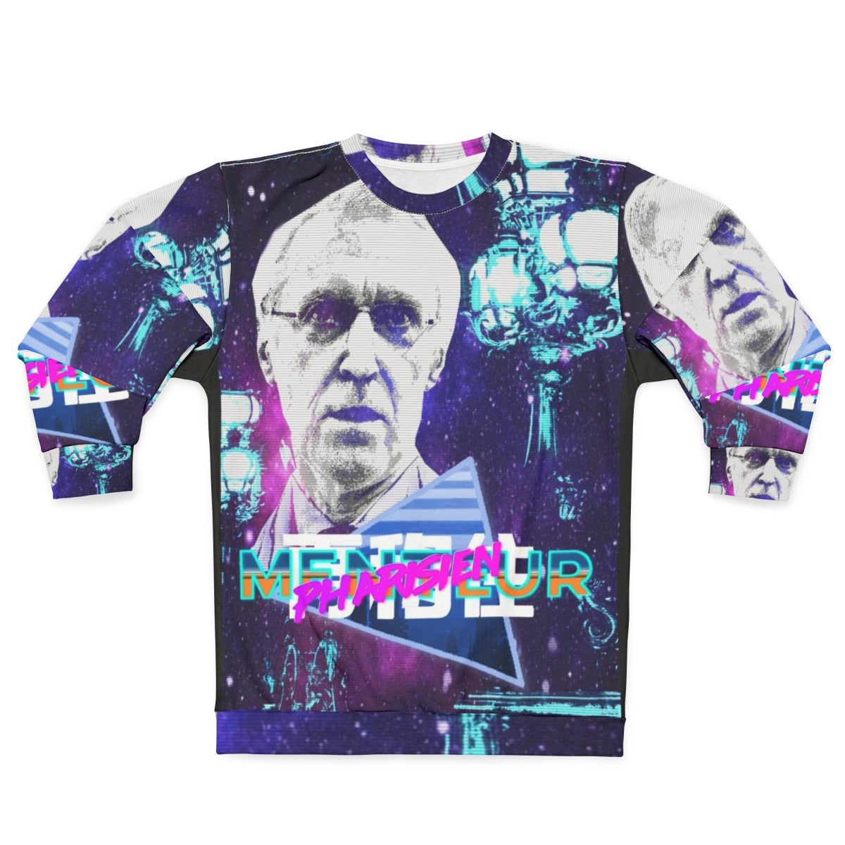 Vaporwave Henry De Lesquen Graphic Sweatshirt