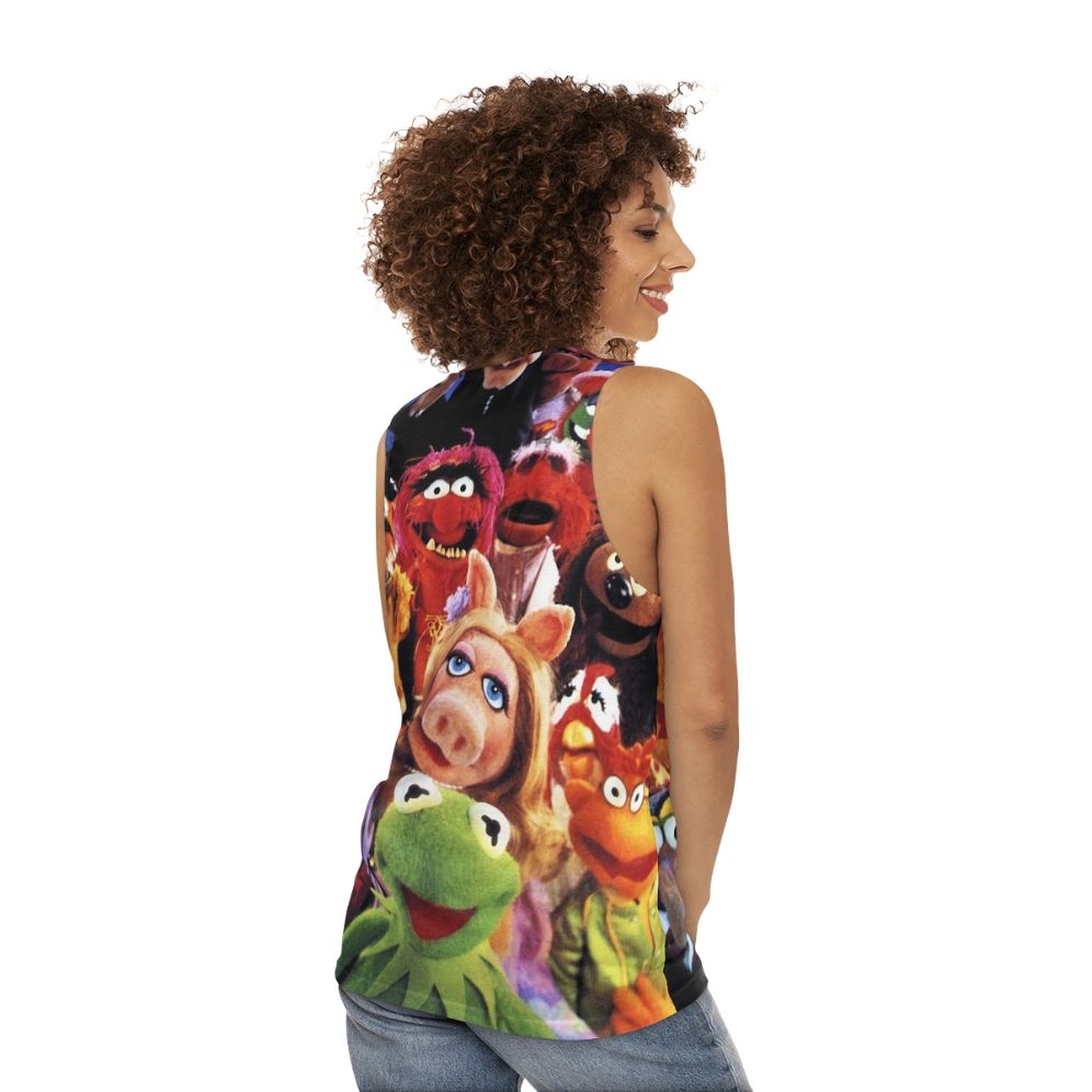 Vintage Muppet Show Retro TV Unisex Tank Top - women back