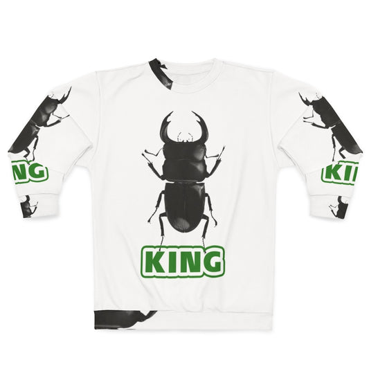 No More Heroes King of Beetles Glittering Black Sweatshirt