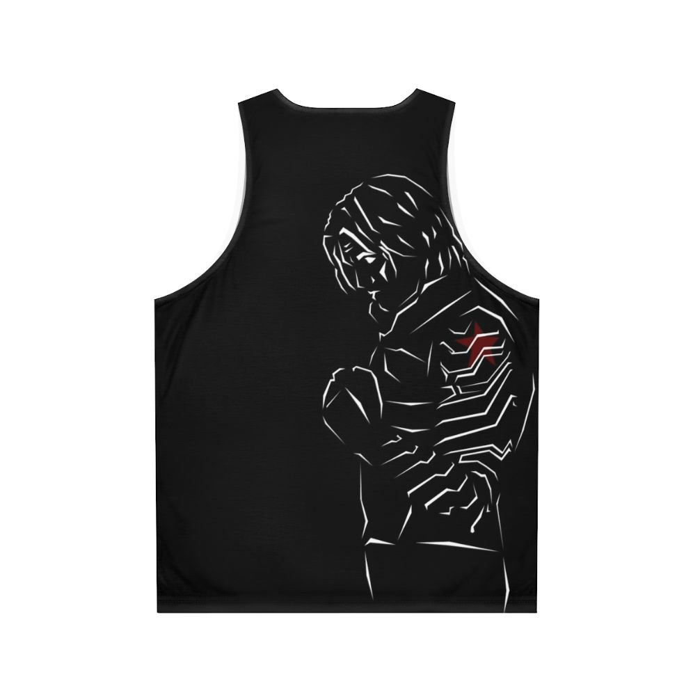 Marvel's Winter Soldier Unisex Tank Top - Back