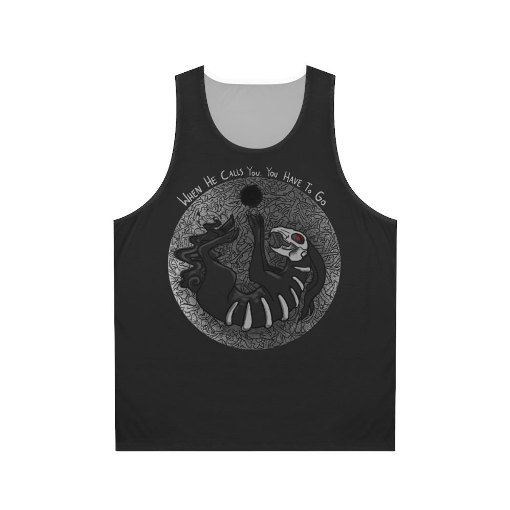 Unisex black rabbit tank top