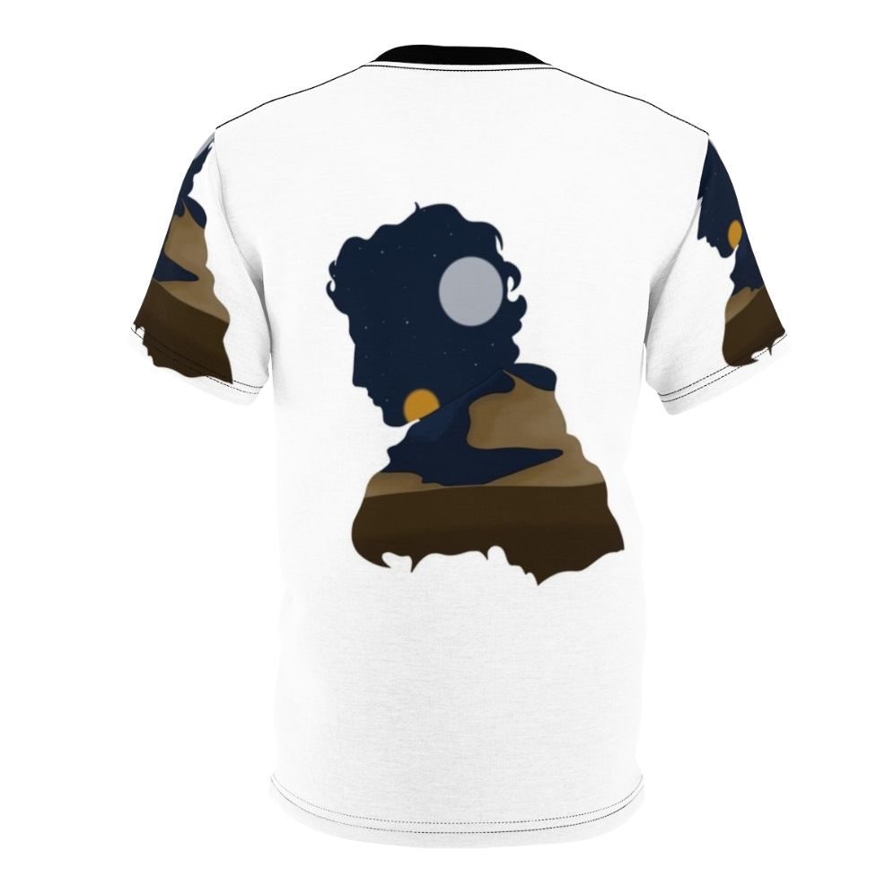 Dune 2020 inspired sci-fi fan art design on a t-shirt - Back