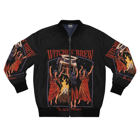 Retro vintage horror caffeine funny coffee bomber jacket