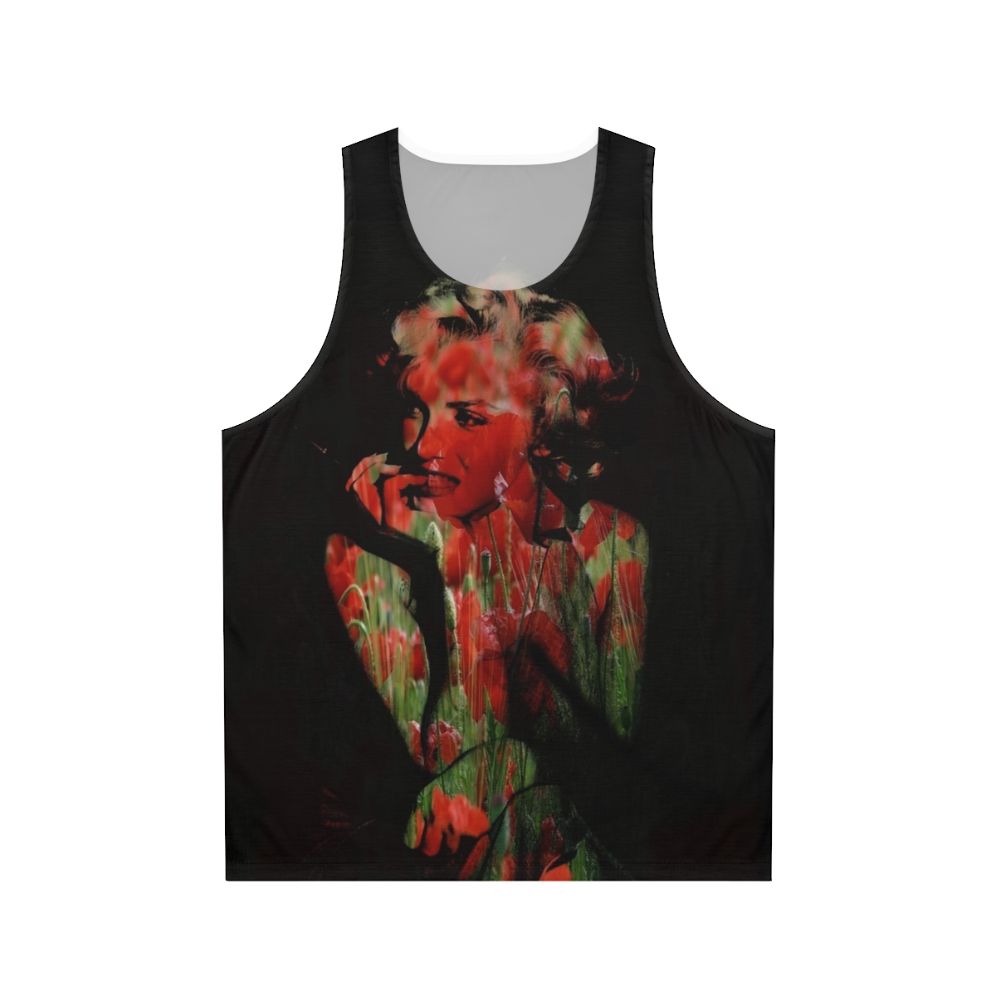 Addiction Calling Unisex Tank Top featuring pop culture abstract art with neon colors