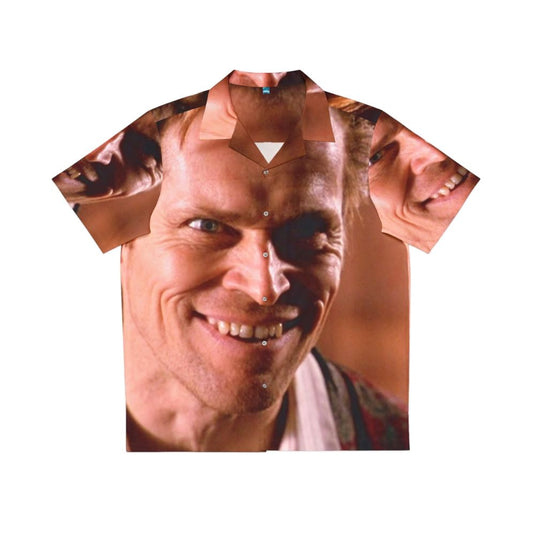 Tropical "Willem Is Happy" Hawaiian Shirt featuring actor Willem Dafoe