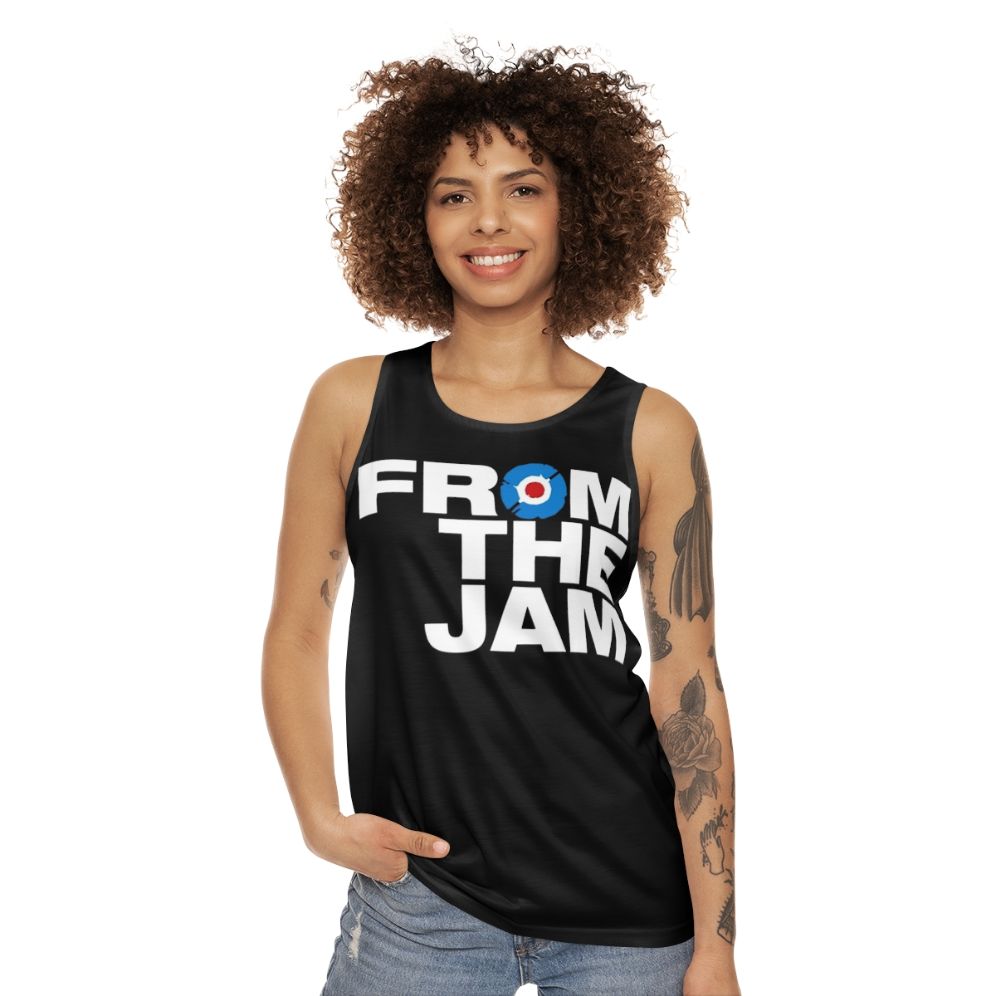 Unisex music jam band alternative rock tank top - women