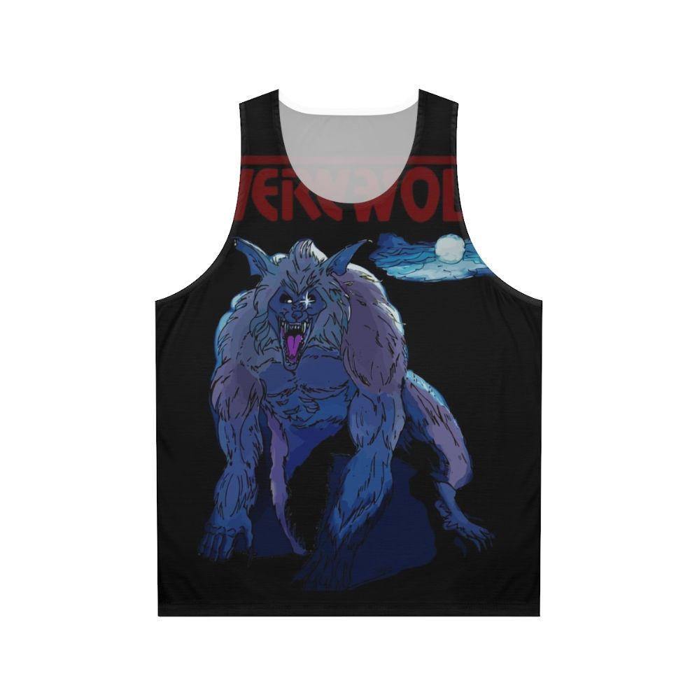 Retro 80s Werewolf Unisex Tank Top