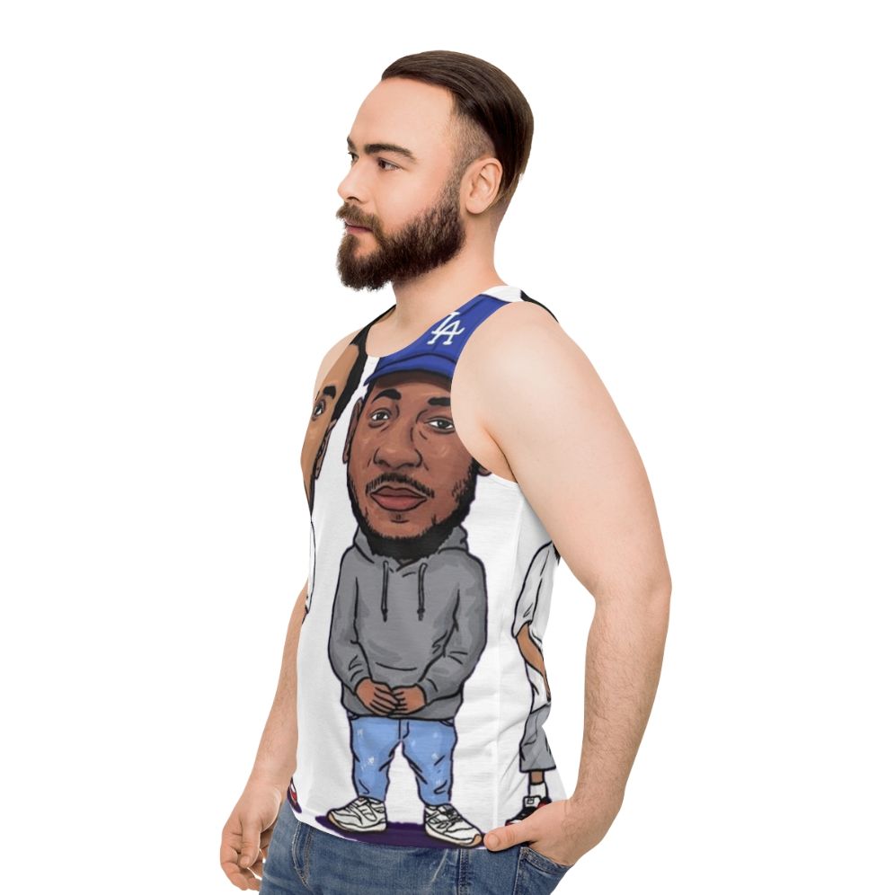 Kendrick Lamar x J. Cole Unisex Tank Top - men side