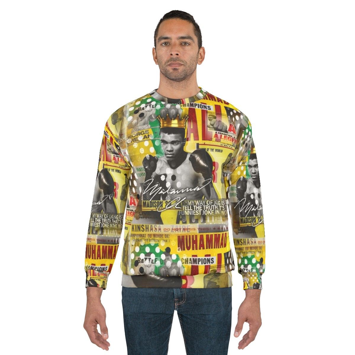 Muhammad Ali boxing sweatshirt - men