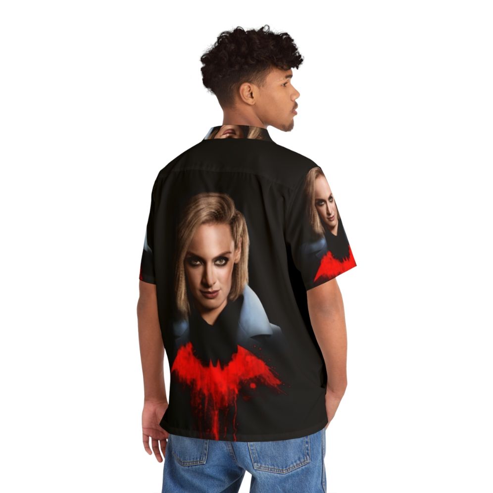 Batwoman Alice Hawaiian Shirt - DC Superhero and Supervillain Fashion - People Back