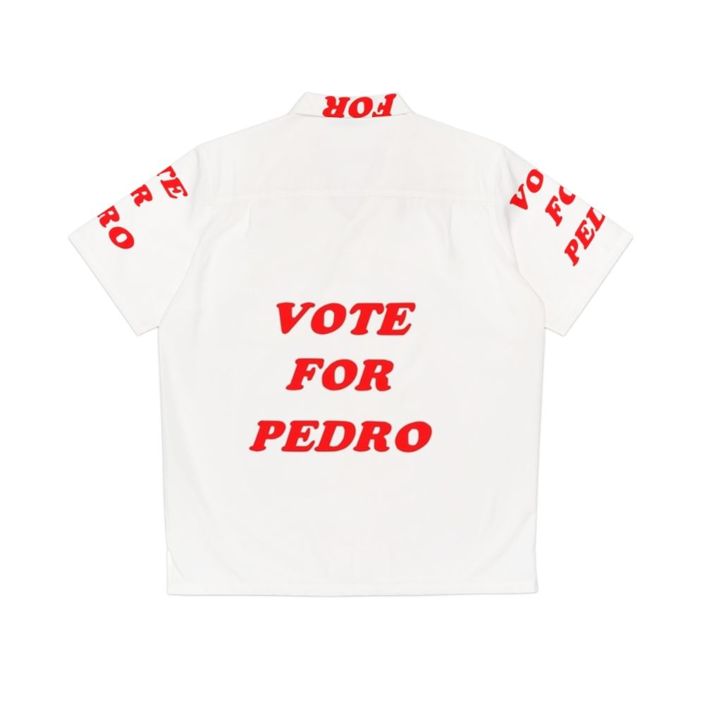 Vote for Pedro Hawaiian Shirt, Napoleon Dynamite Inspired - Back