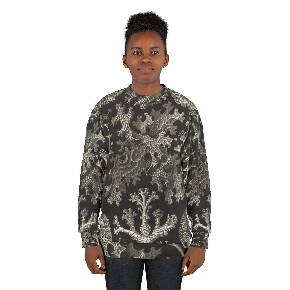 Lichenes Ernst Haeckel Inspired Sweatshirt - women