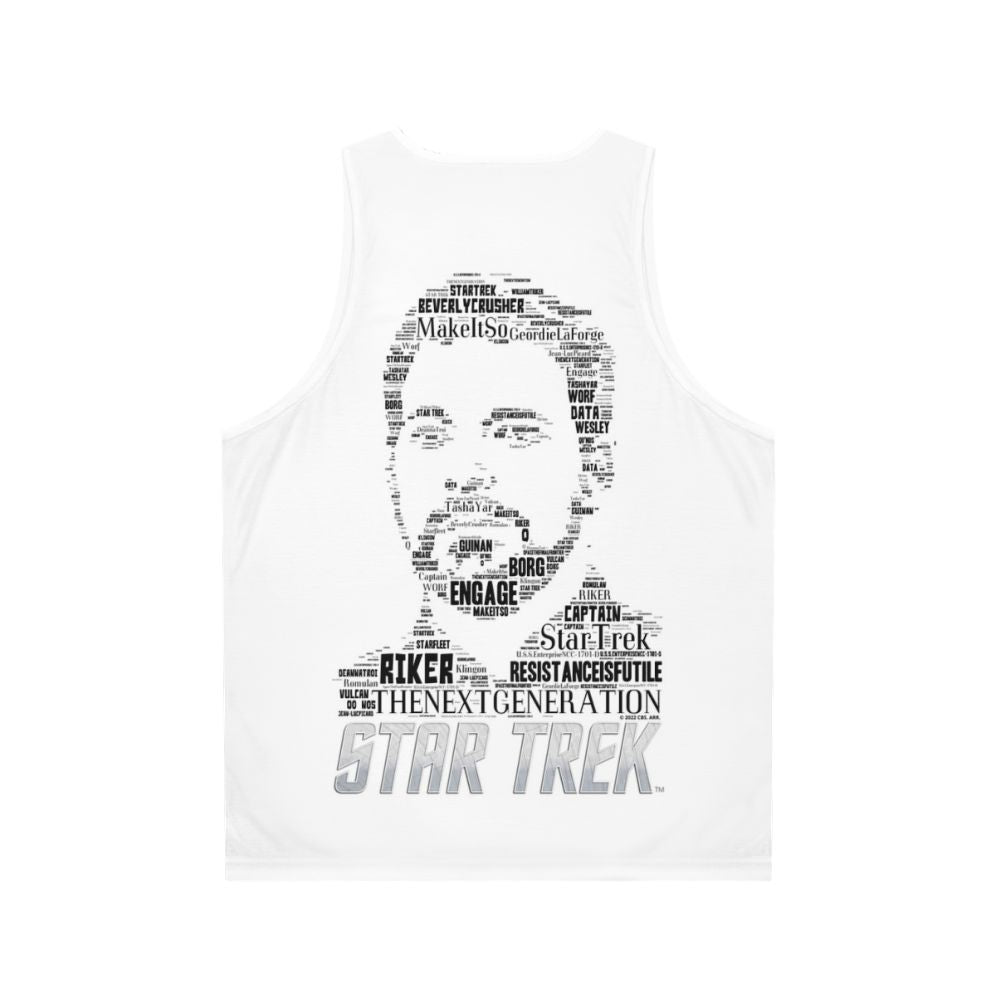 William Riker 2 Star Trek: The Next Generation Unisex Tank Top - Back