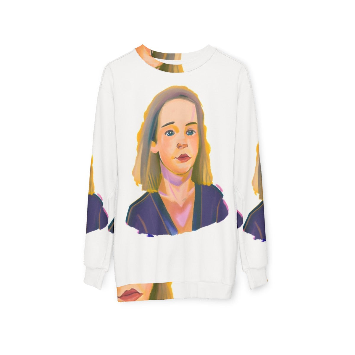 Heartstopper Darcy Olsson Netflix Sweatshirt - hanging