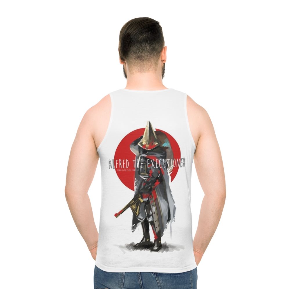 Bloodborne Alfred The Executioner Unisex Tank Top - men back