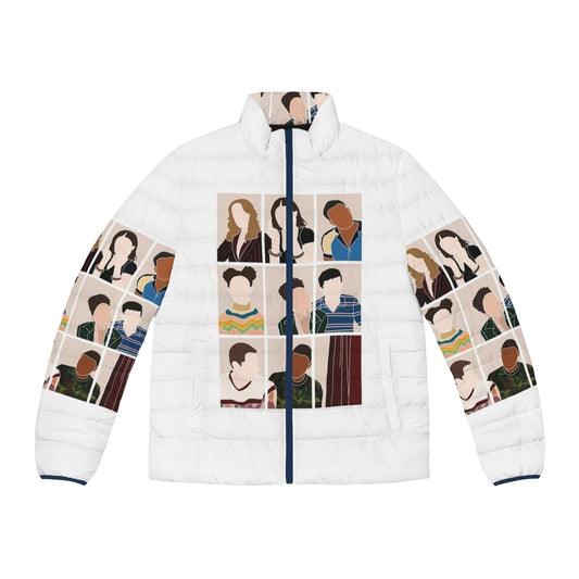 Sex Education Cast Puffer Jacket featuring Emma Mackey as Maeve Wiley