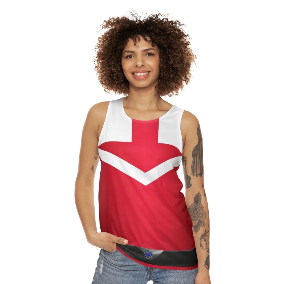 Time Force Red Unisex Tank Top - women