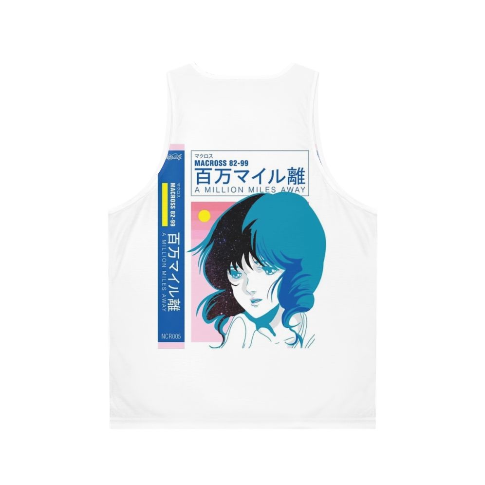 Vaporwave unisex tank top - Back