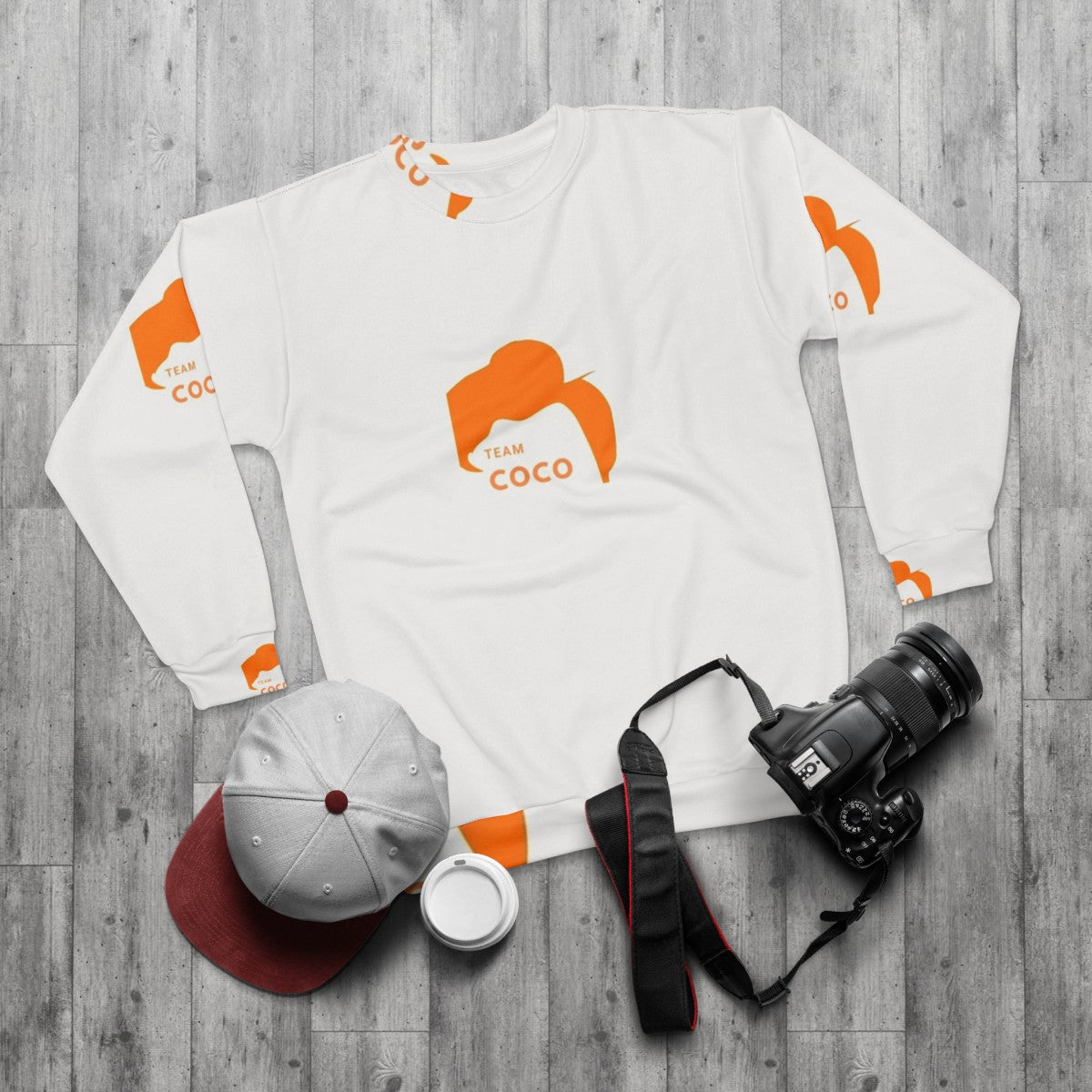 Conan O'Brien Team Coco Sweatshirt - flat lay