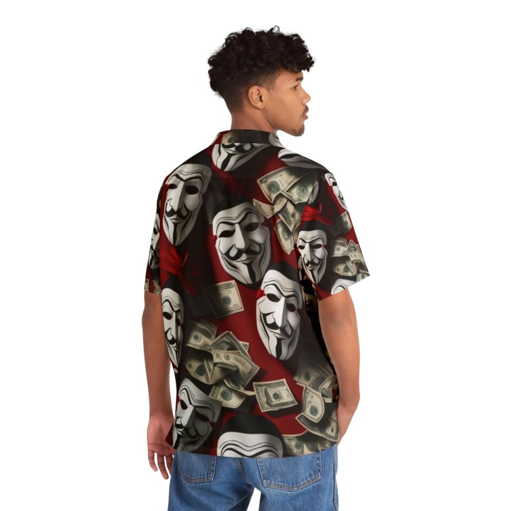 Money Heist La Casa De Papel Fan Art Hawaiian Shirt - People Back