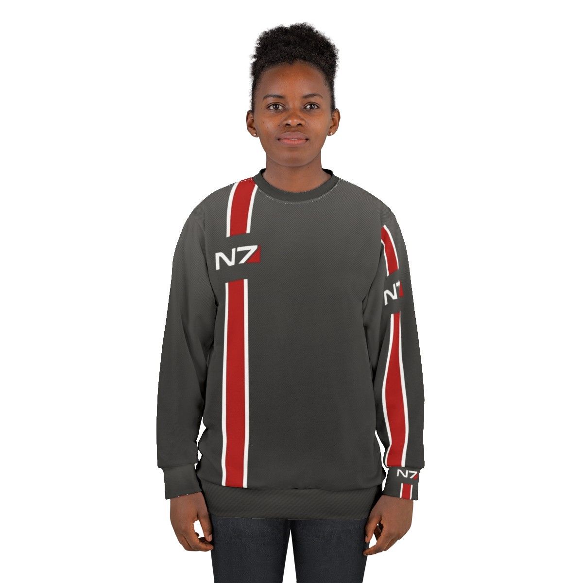 Mass Effect N7 Iconic Sweatshirt featuring Commander Shepard - women