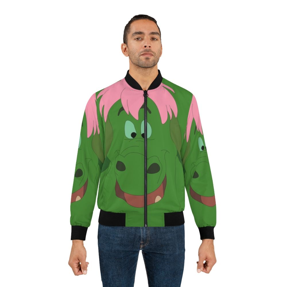 Elliot the dragon-inspired bomber jacket, featuring a fantasy design - Lifestyle