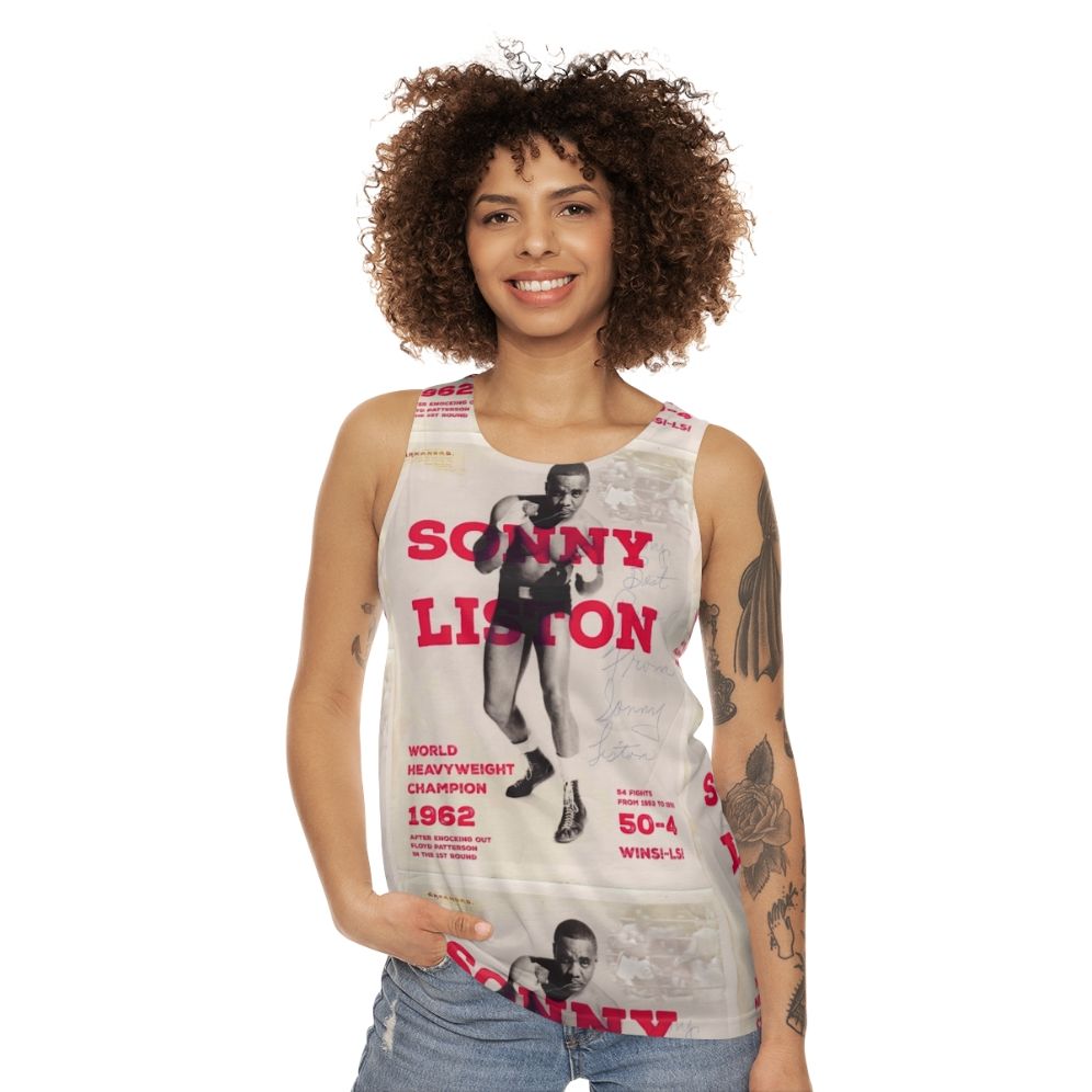 Sonny Liston Unisex Tank Top - women