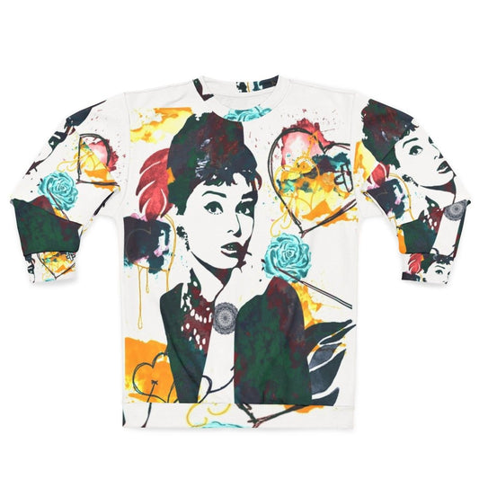 Audrey Hepburn Classic Hollywood Vintage Sweatshirt