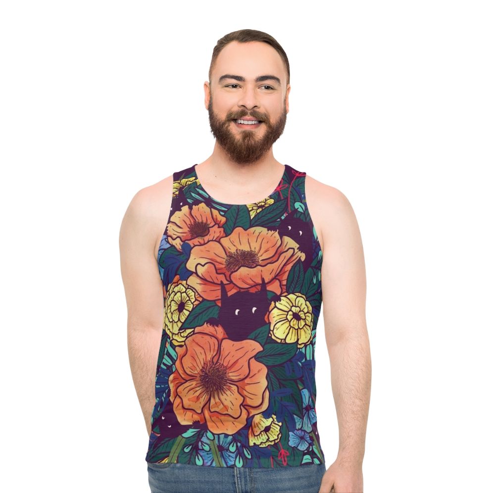 Wild Flowers Unisex Tank Top - men