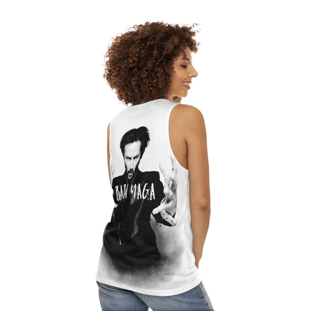 Keanu Reeves Unisex Movie Tank Top - women back