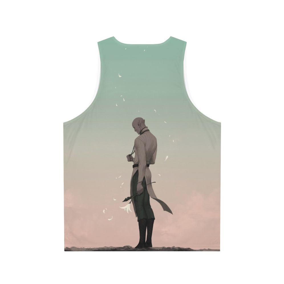 Unisex "Foolish Love" Dragon Age Solas Inspired Tank Top - Back