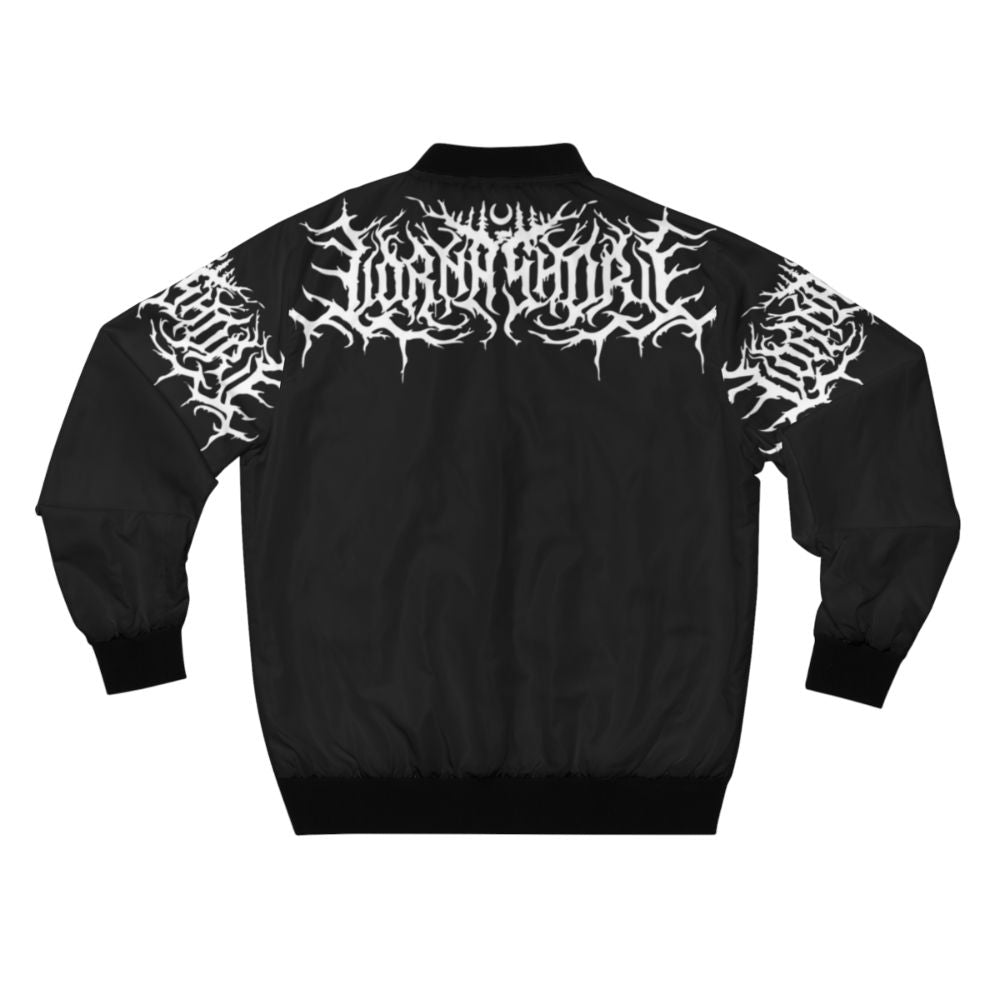 Lorna Shore Metalcore Bomber Jacket with Logo - Back